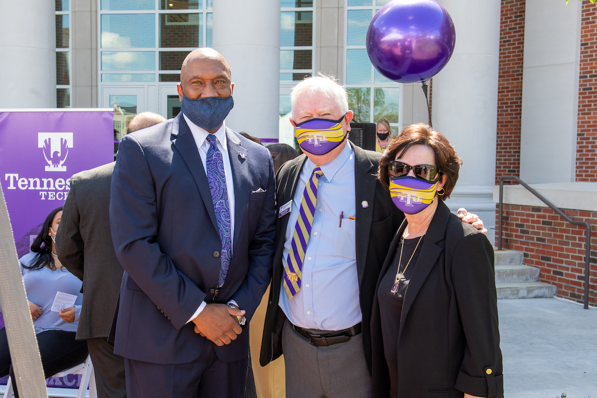 It was a big day for Tennessee Tech as students, faculty, staff, alumni and special dignitaries helped dedicate and celebrate the grand openings of the two biggest buildings on campus — the Laboratory Science Commons and the Marc L. Burnett Student Recreation and Fitness Center.