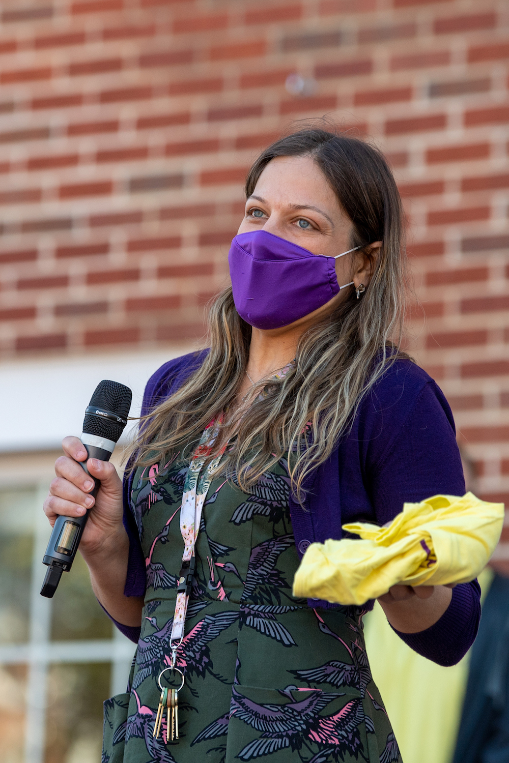 A ceremony was held Wednesday morning on Centennial Plaza where students, faculty and staff gathered to listen to various speakers recant that fateful day, give thanks and discuss the reaction and response campus had to the tornado.