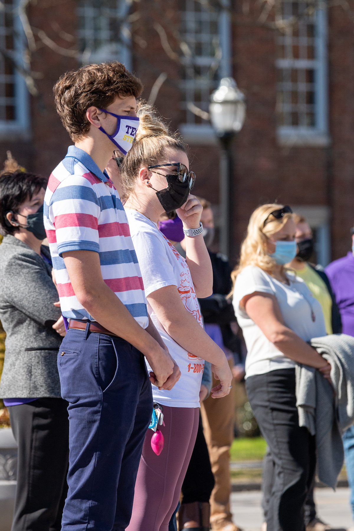 A ceremony was held Wednesday morning on Centennial Plaza where students, faculty and staff gathered to listen to various speakers recant that fateful day, give thanks and discuss the reaction and response campus had to the tornado.