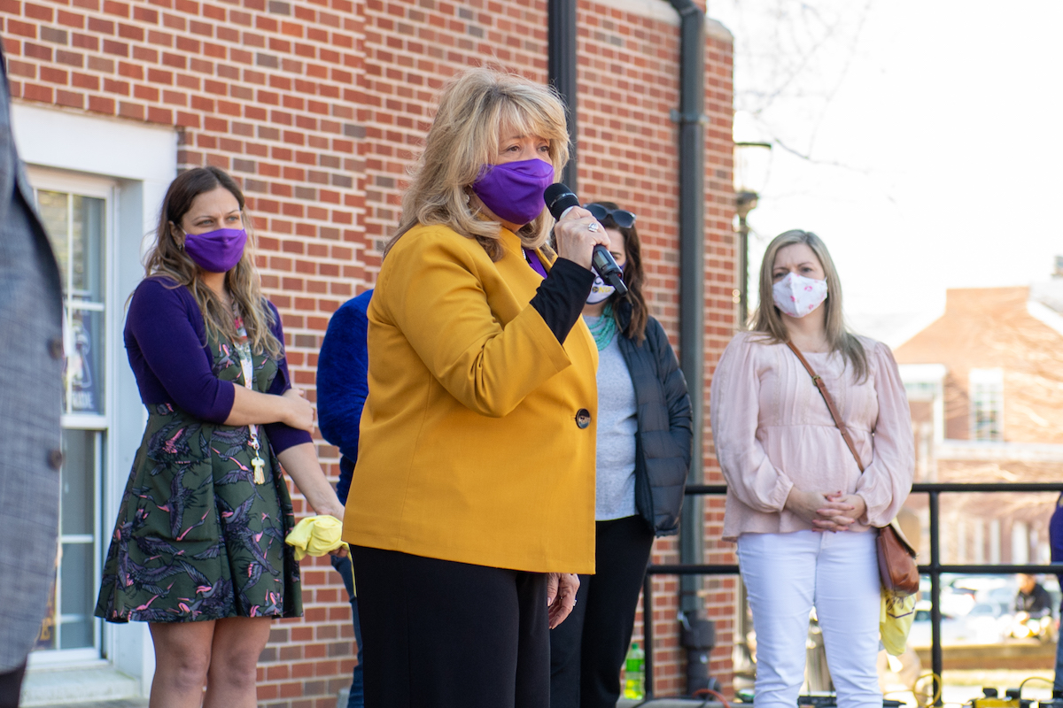 A ceremony was held Wednesday morning on Centennial Plaza where students, faculty and staff gathered to listen to various speakers recant that fateful day, give thanks and discuss the reaction and response campus had to the tornado.