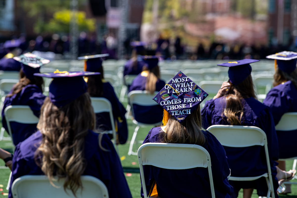 On a picturesque day in the Upper Cumberland, more than 1,330 degrees were confirmed during commencement ceremonies in an outdoor celebration at Tucker Stadium.