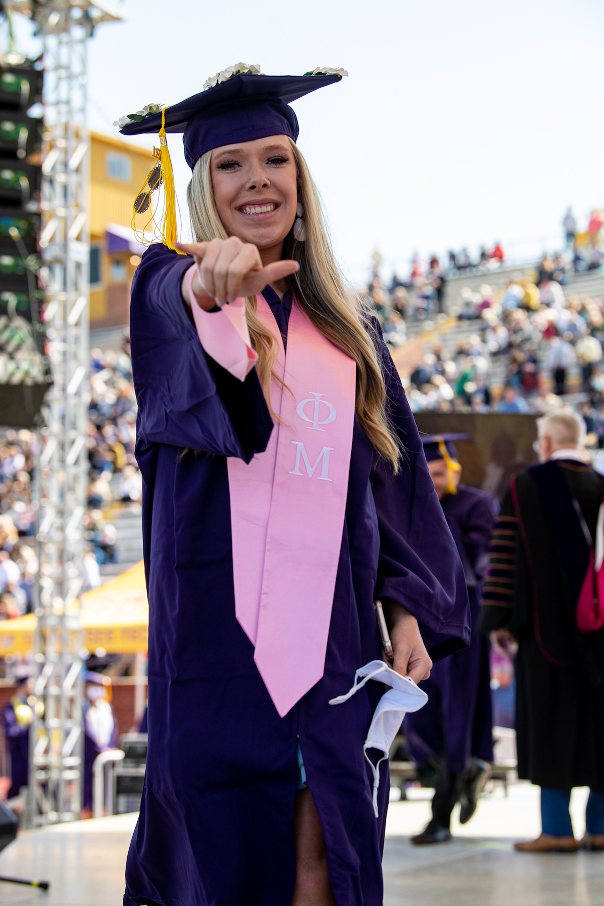 On a picturesque day in the Upper Cumberland, more than 1,330 degrees were confirmed during commencement ceremonies in an outdoor celebration at Tucker Stadium.
