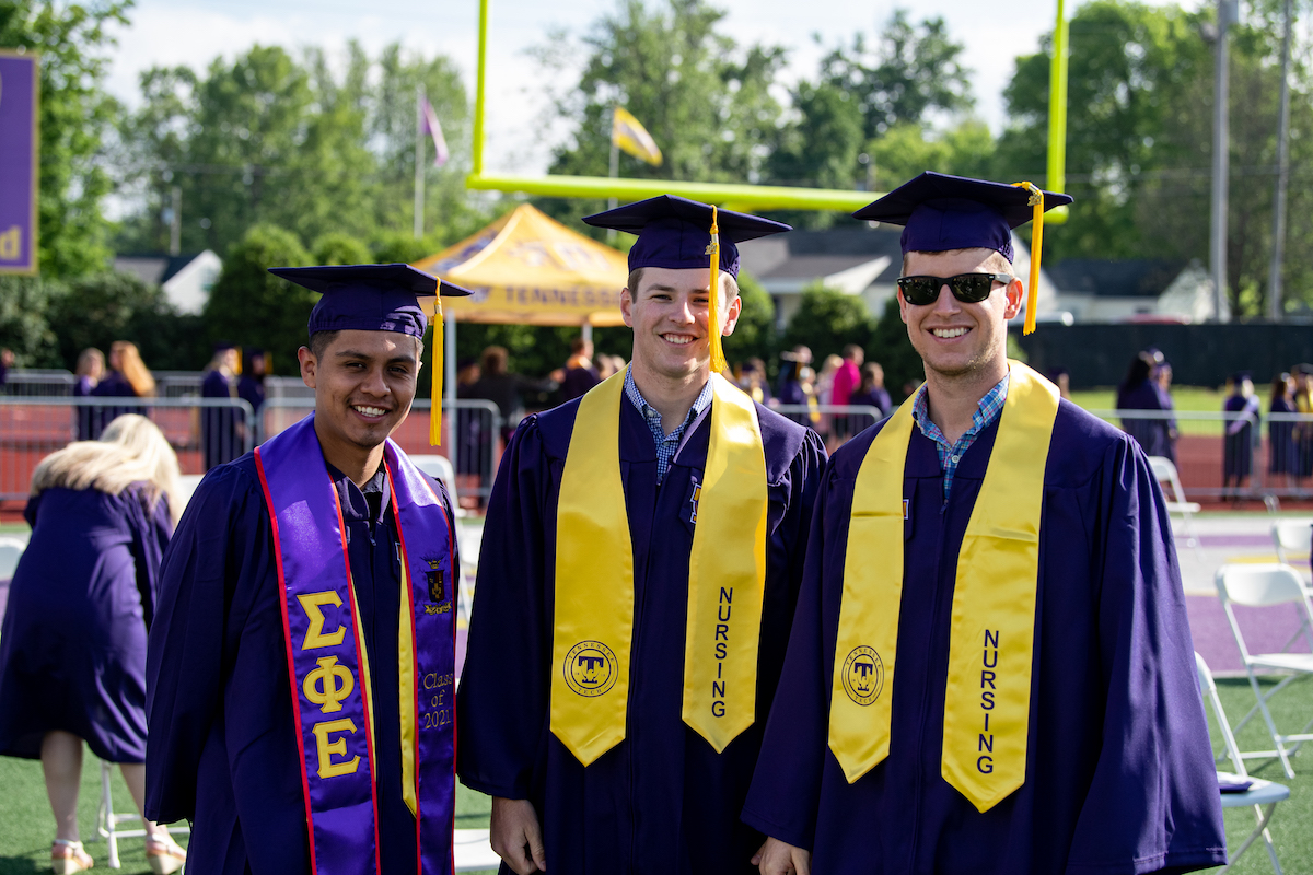 On a picturesque day in the Upper Cumberland, more than 1,330 degrees were confirmed during commencement ceremonies in an outdoor celebration at Tucker Stadium.