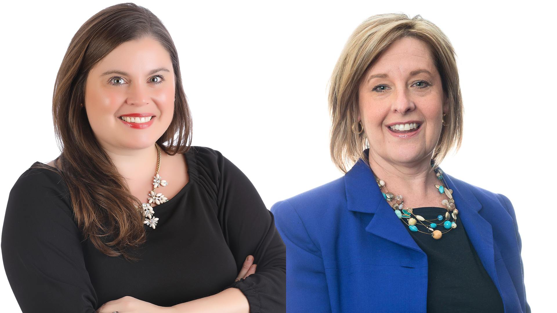 From left: Tennessee Tech alumna and former George W. Bush administration aide Penny Grace Judd and Tennessee Tech staff member and former Bill Clinton administration aide Cheryl Montgomery. 