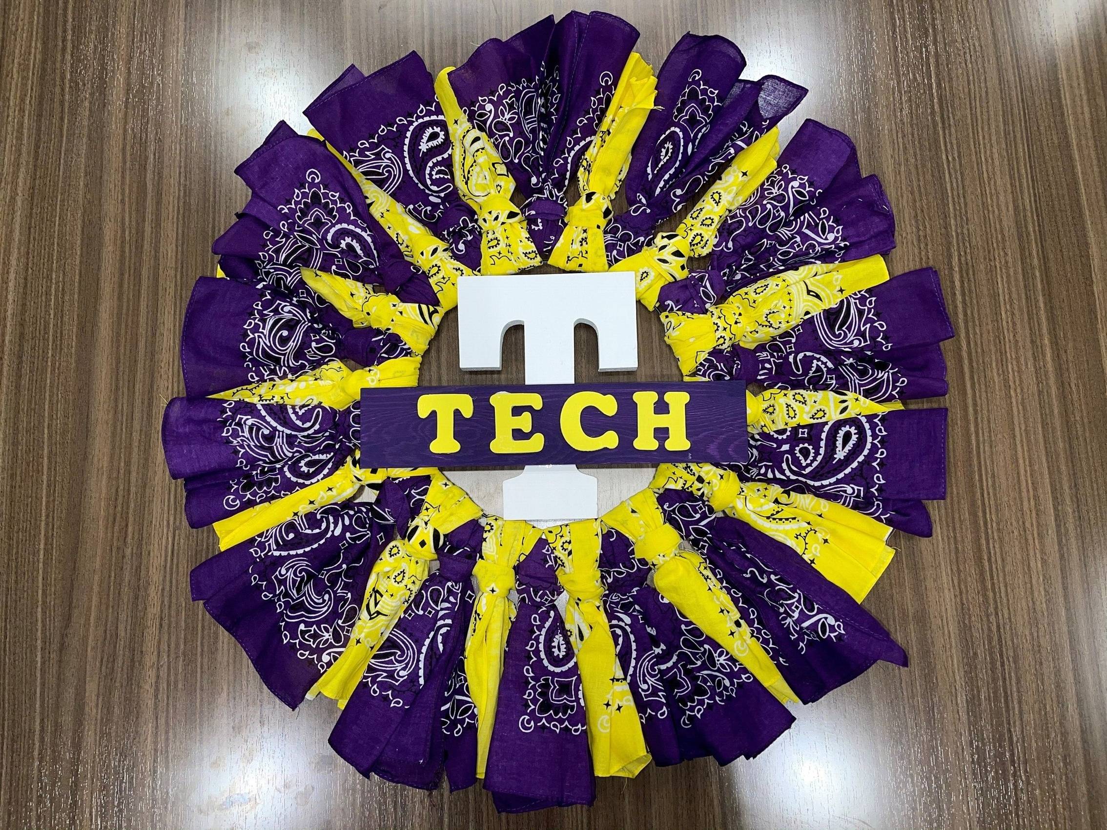 Tech Pride Bandana Wreath Tech Pride Bandana Wreath