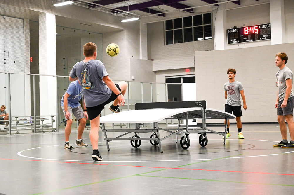 Students playing intramural sports