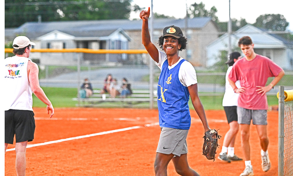 Students playing intramural sports