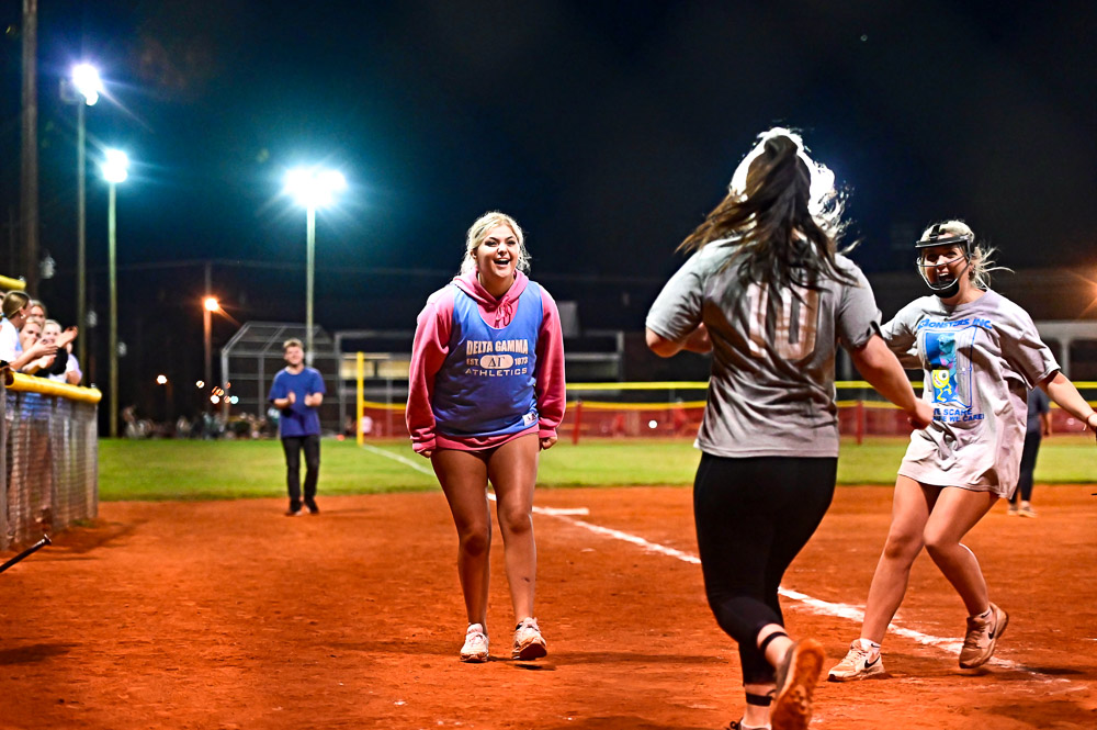 Students playing intramural sports