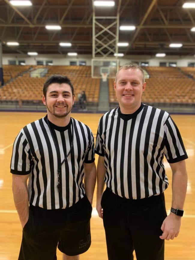 Student bball officials.