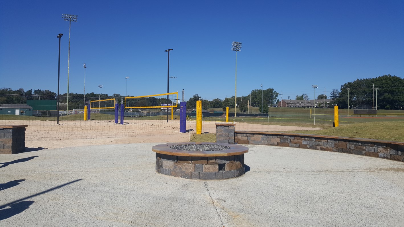 fire pit at intramural fields