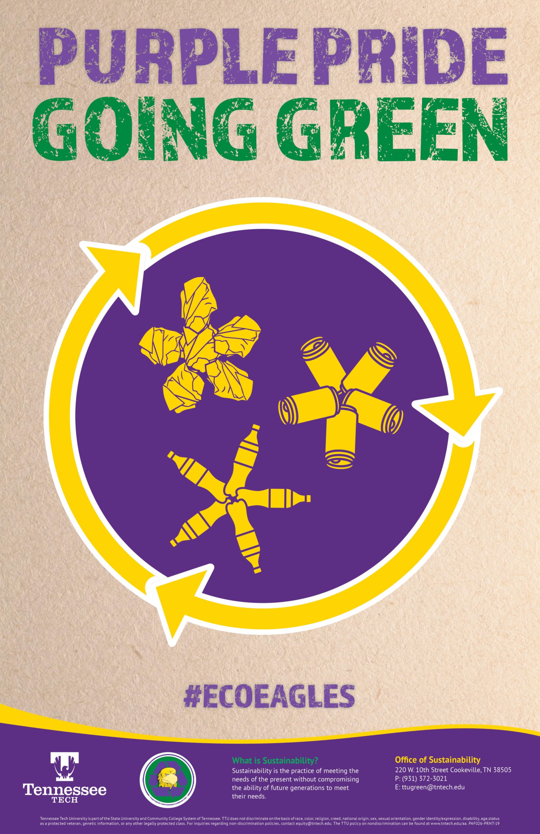 Purple Pride Going Green