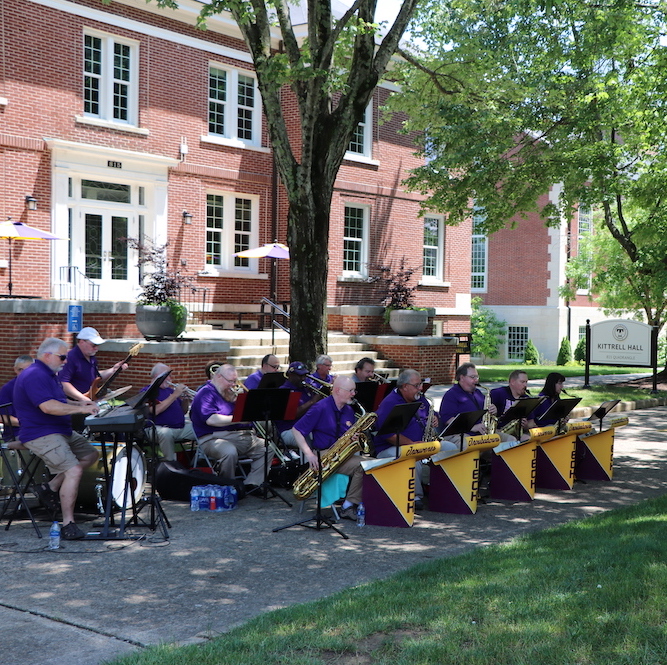 The Tech Troubadours entertained the crowd with their amazing talent 