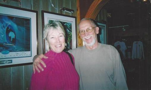 Larry and Emma Ferguson smile at the camera.