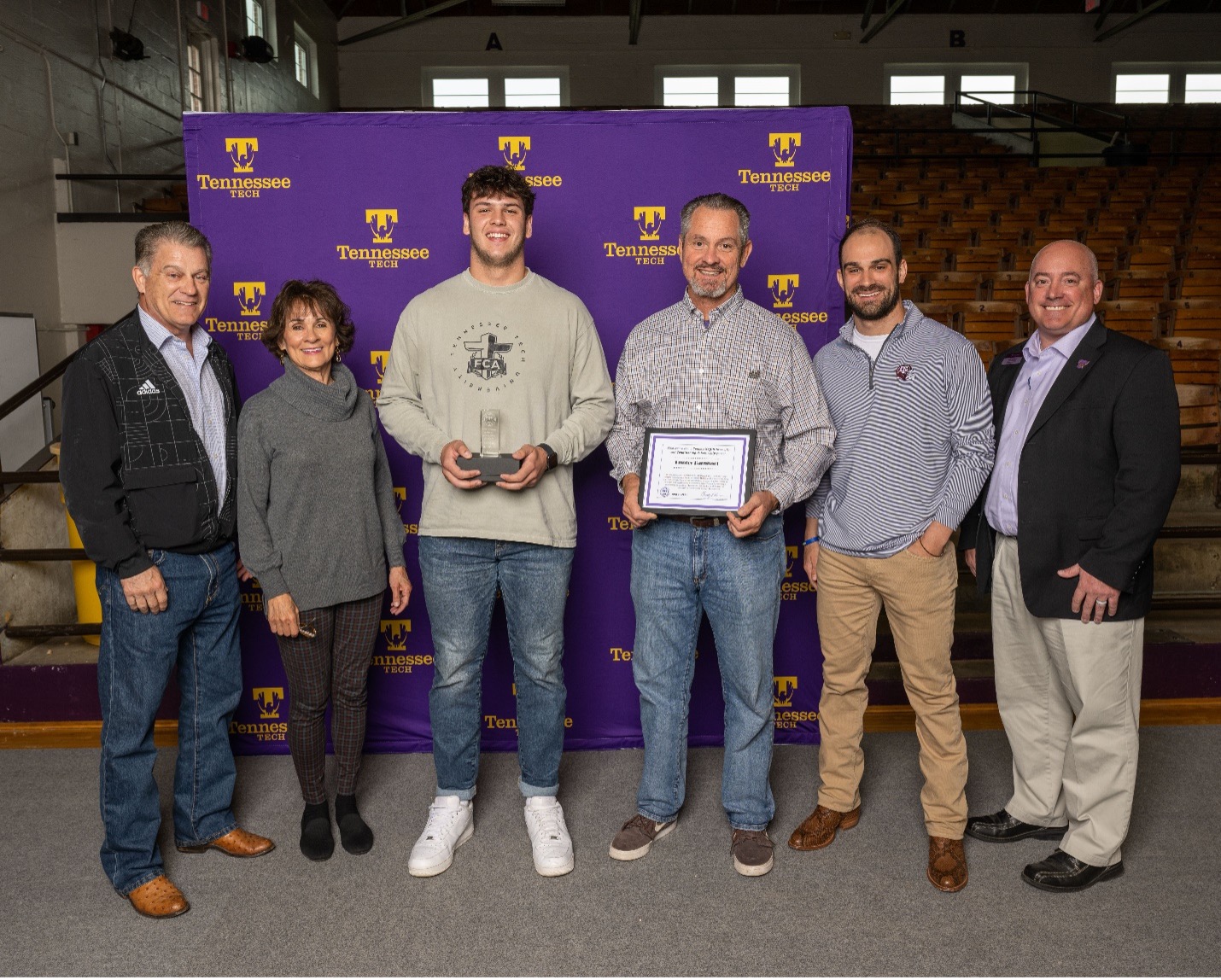 From left: Jeff Piersall, Judy Piersall, Hunter Barnhart, Tommy Moffitt, Wes Piersall and John Smith 