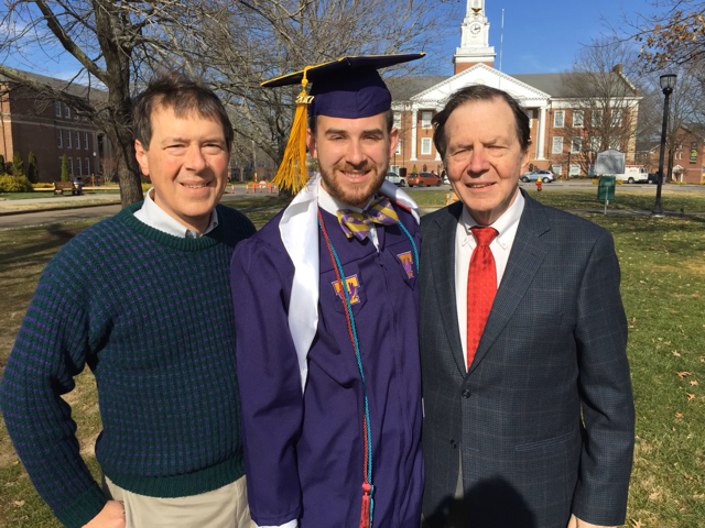 Judge Shattuck with his son and grandson