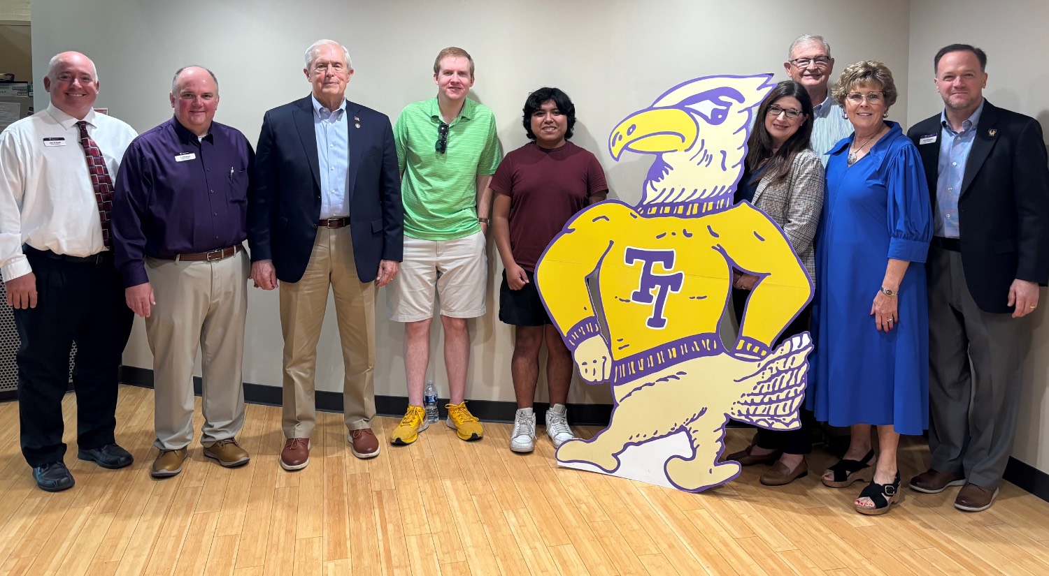 Gabriel Ramos and Advancement Staff