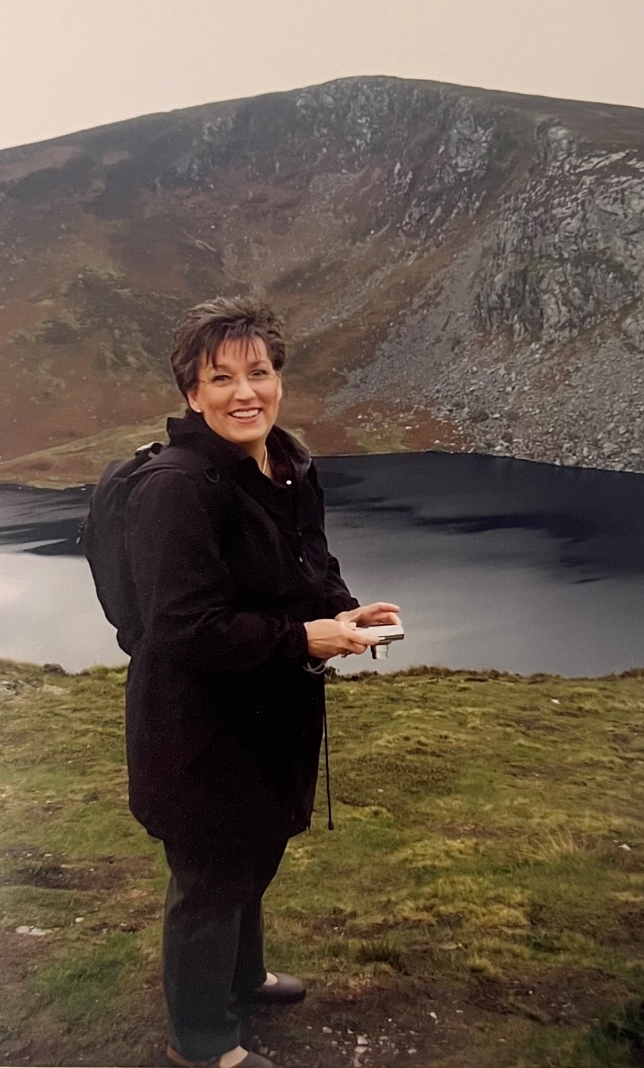 Vicki Bennett standing in front of lake in Ireland