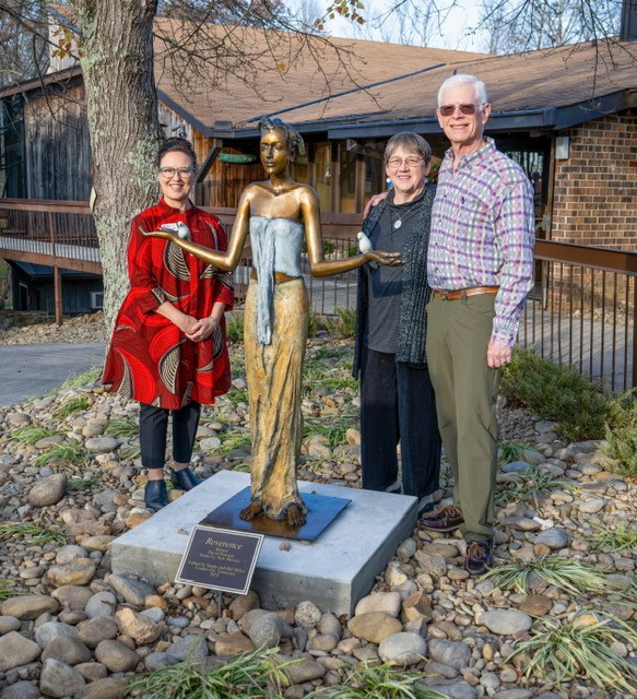 Kim Winkle and Bill and Sandy Miller with Reverence