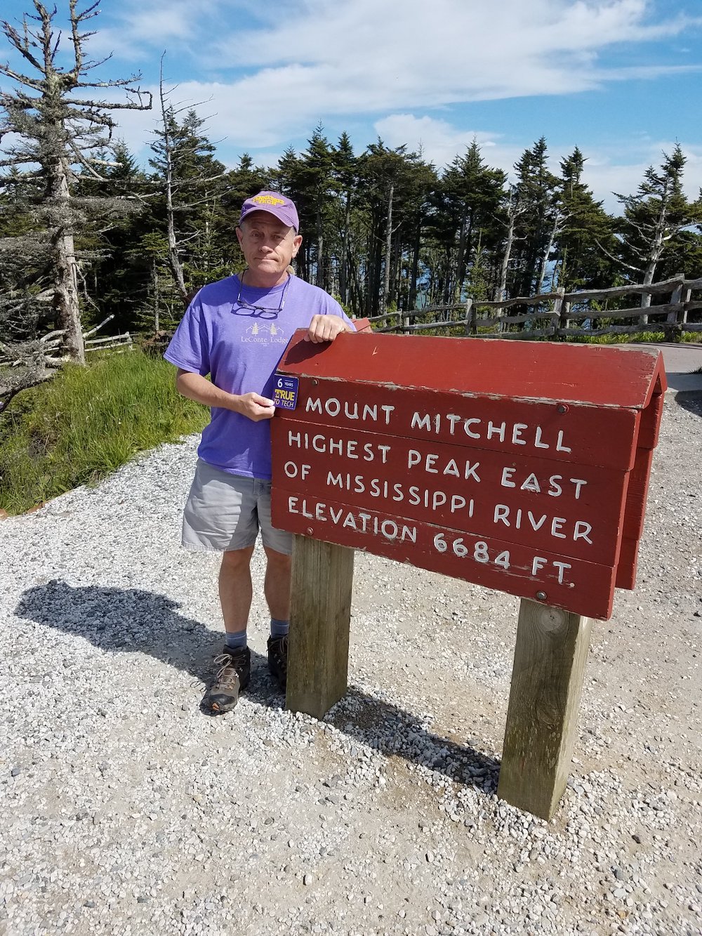 Billy Lewis at Mt. Mitchell