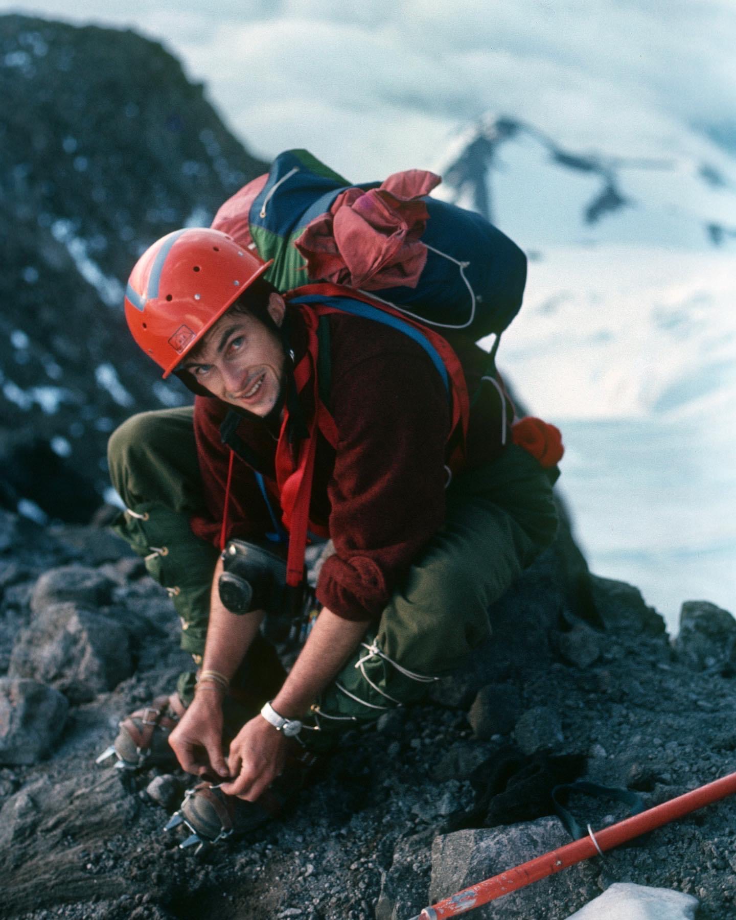 Dr. Mills Climing Mt. Ranier 1973