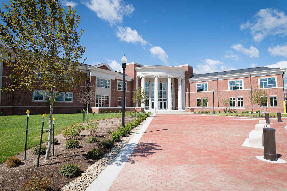 photo of the facade of the Marc L. Burnett Student Recreation and Fitness Center