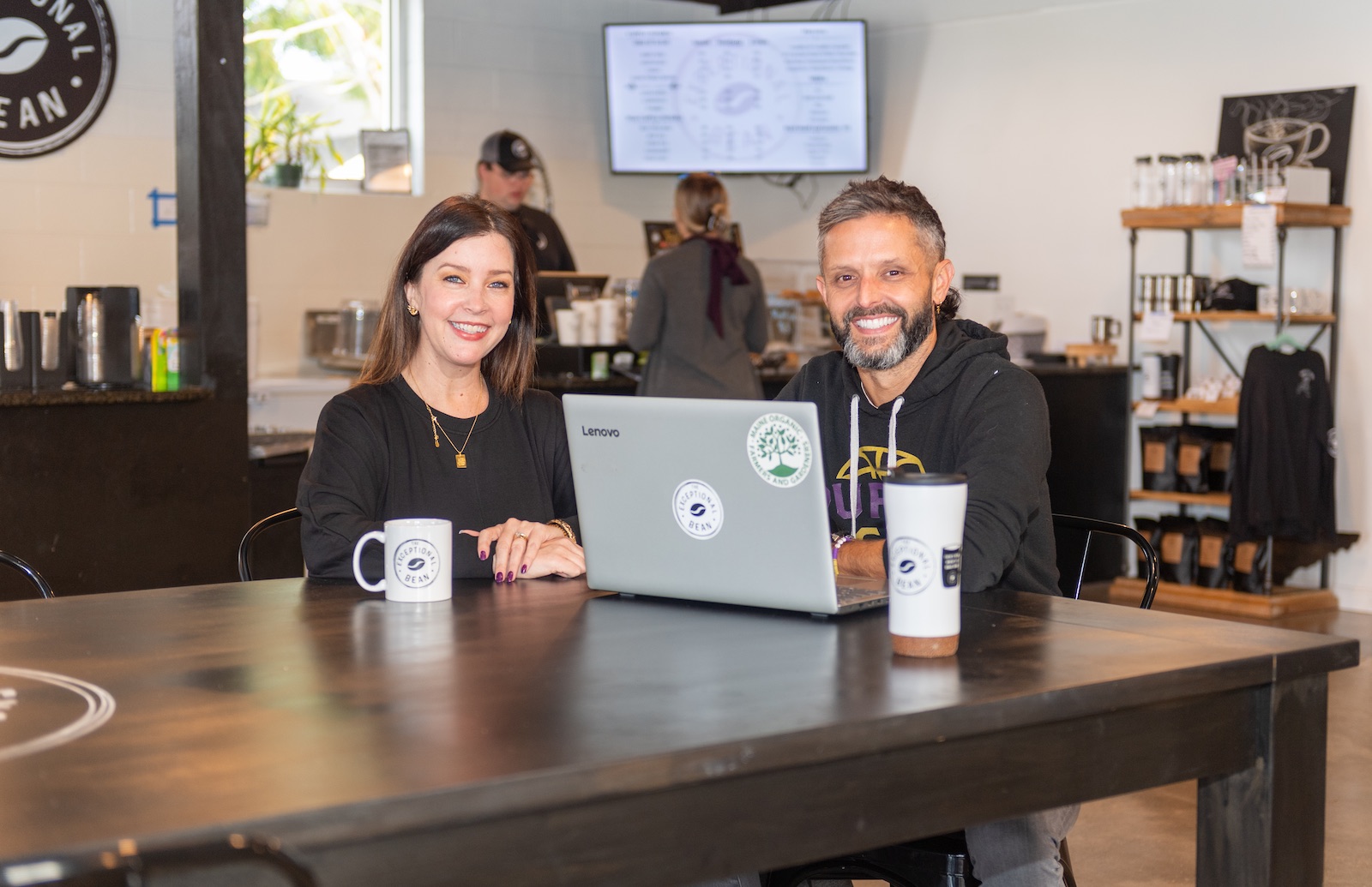 Cigi and Michael England at the Exceptional Bean