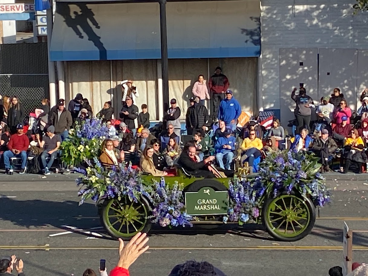 The parade grand marshal