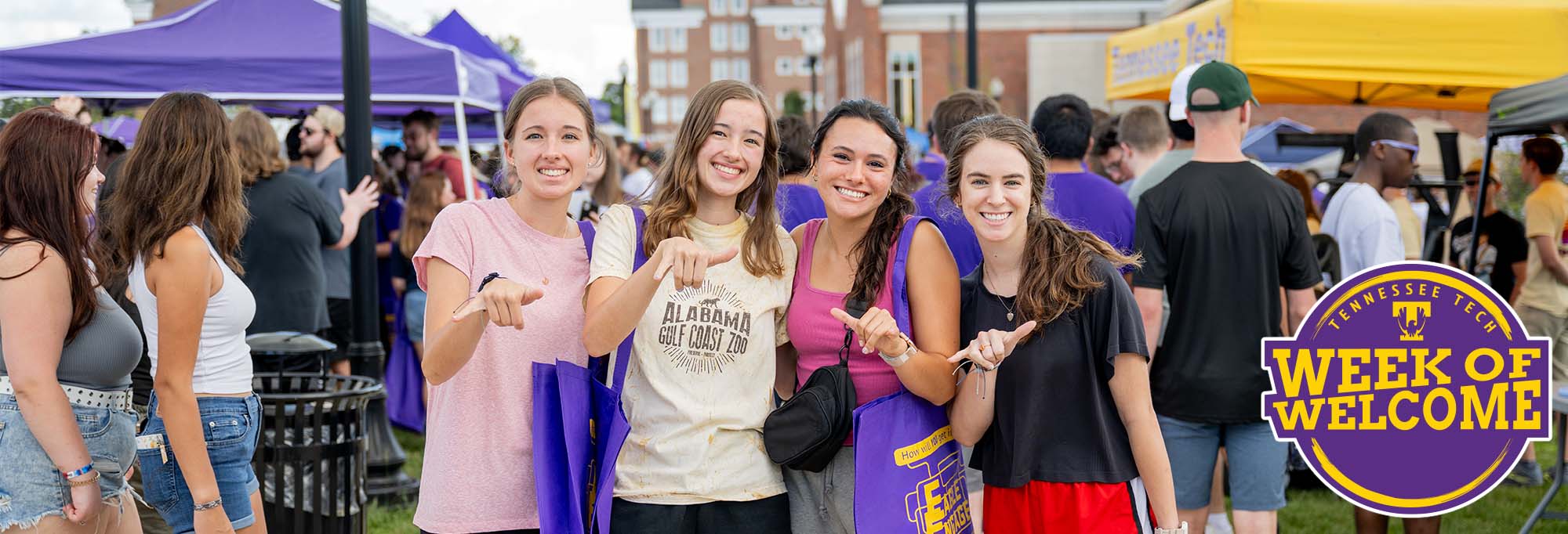 students having fun at week of welcome