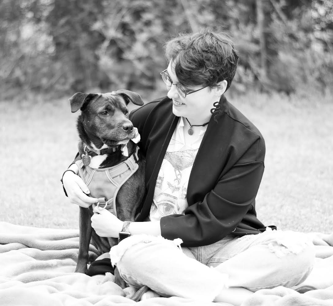 Anna Grayson with their dog